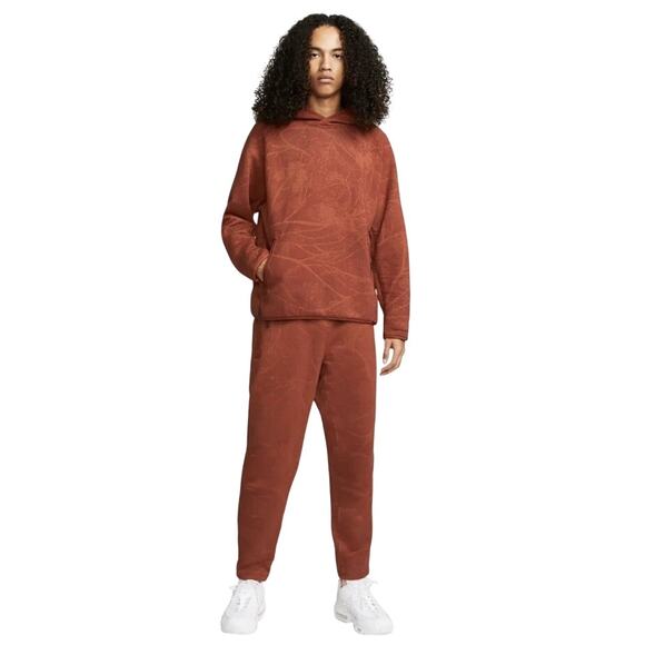 Nike Tech Pack Orange Therma Fit ADV Engineered Pullover Hoodie Sweatshirt - Picture 2 of 12